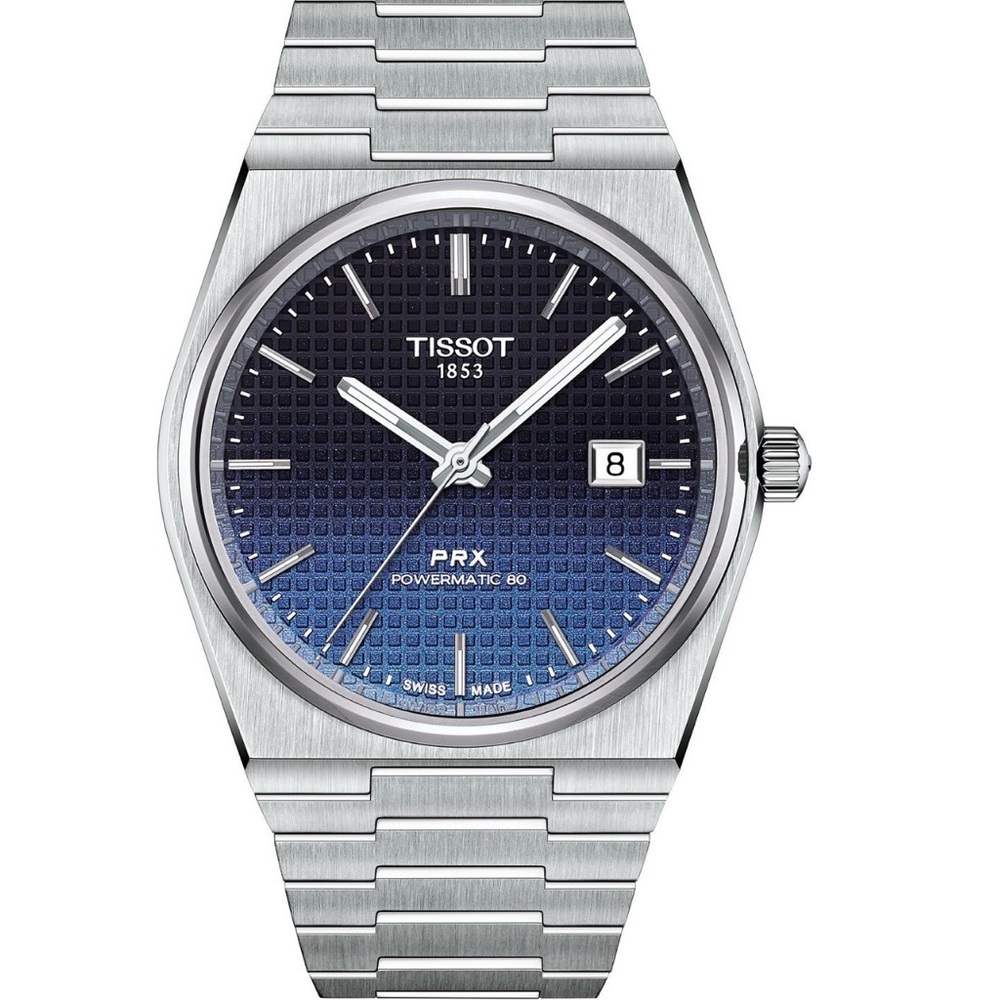 Tissot Men’s Swiss Automatic PRX Powermatic 80 Stainless Steel Bracelet Watch